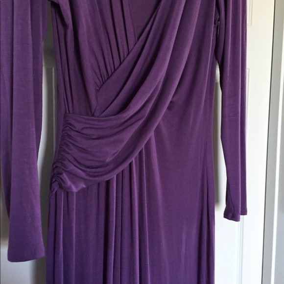Stunning Venus Purple Low-Cut Maxi Dress - Picture 4 of 5